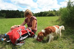 IMG_2839 Famke: Toch best wel dorst gekregen van die wandeling.